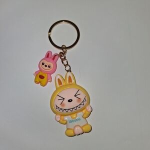 Yellow and Pink Key Holder
